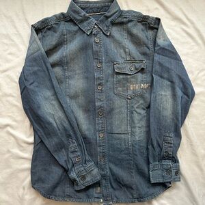 Vintage Harley Davidson / Classic Denim Button Down
